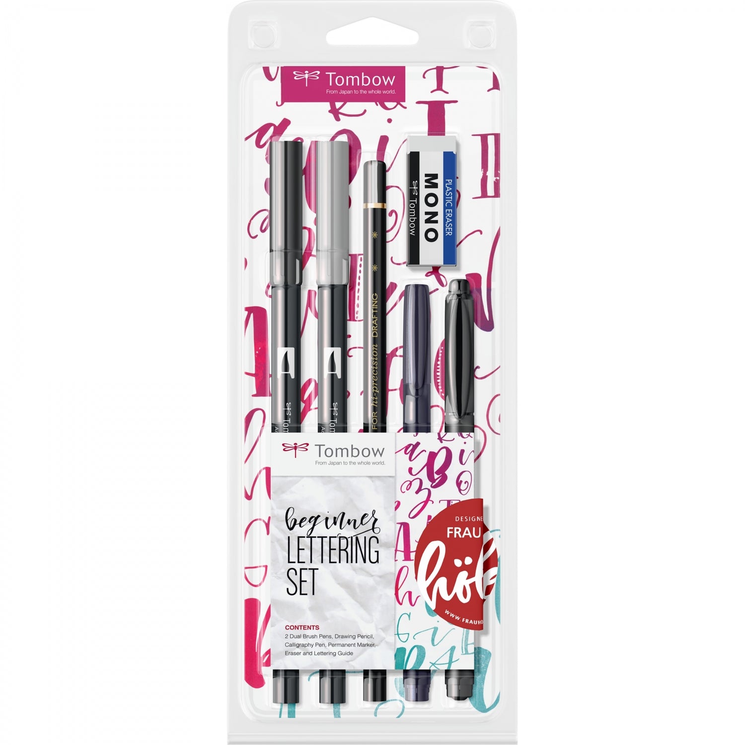 Set caligrafie pentru incepatori Tombow