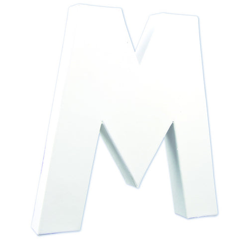 Litere 21 cm din carton presat - litera M -  din categoria , recomandat pentru desen si activitati creative, pret avantajos in magazin online