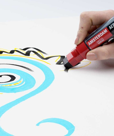 Marker acrilic Amsterdam - Naples yellow D 2 mm -  din categoria , ideal pentru scoala si teme zilnice, pret avantajos in magazin online