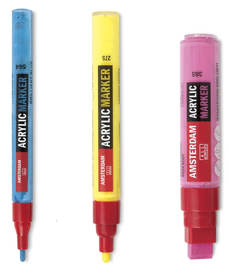 Acuarella - culori acrilice, accesorii papetarie, pensule, carioci si markere etc Marker acrilic Amsterdam - Titanium white 2 mm - Markere acrilice Amsterdam din categoria , recomandat pentru desen si activitati creative, calitate premium pentru rezultate excelente
