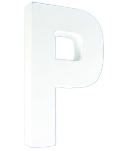 Litere 21 cm din carton presat - litera P -  din categoria , perfect pentru birou si organizare eficienta, disponibil online cu livrare rapida