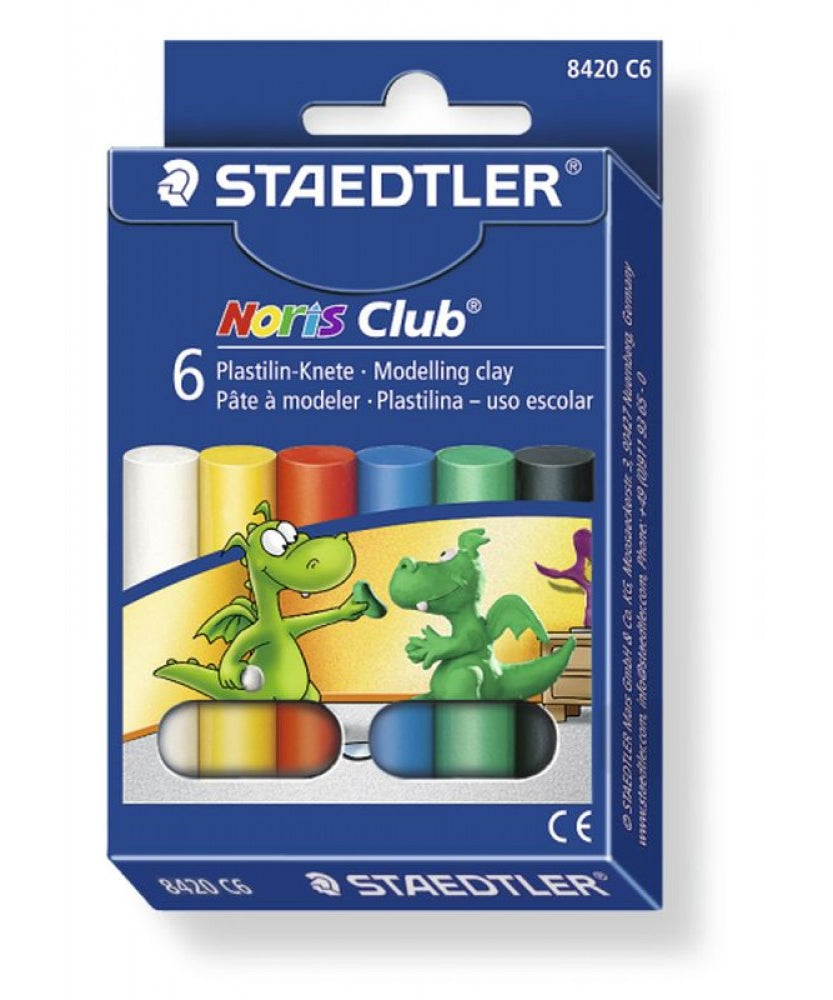 PLASTILINA NORIS 6/SET