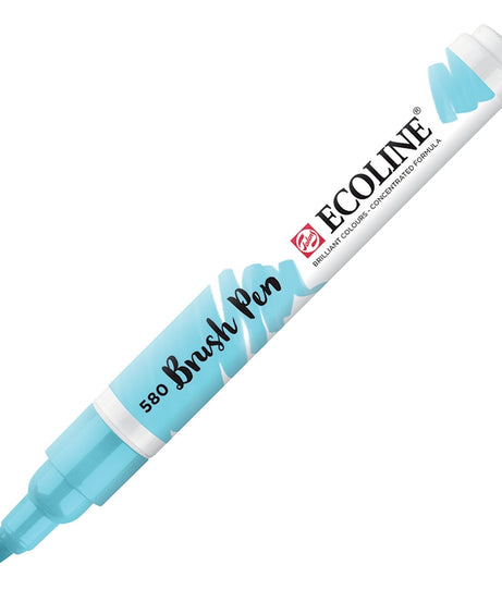 Carioci Ecoline Brush Pen - Ultramarine violet -  din categoria , excelent pentru proiecte artistice si craft, alegere inspirata pentru papetarie moderna
