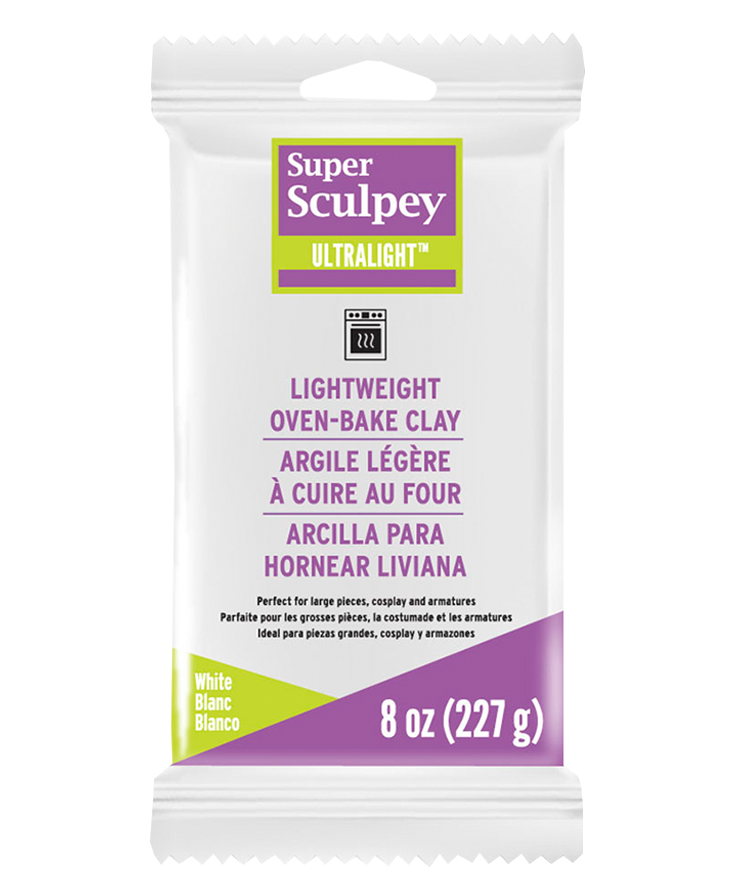 Acuarella - culori acrilice, accesorii papetarie, pensule, carioci si markere etc - Pasta polimerica alba Sculpey Ultra Light din categoria Arts & Entertainment > Hobbies & Creative Arts > Arts & Crafts > Art & Crafting Materials > Pottery & Sculpting Materials > Clay & Modeling Dough > Clay > Polymer Clay, excelent pentru proiecte artistice si craft, alegere inspirata pentru papetarie moderna