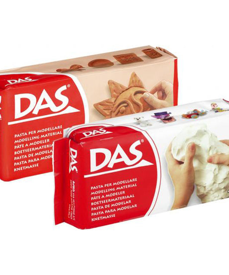 Acuarella - culori acrilice, accesorii papetarie, pensule, carioci si markere etc Pasta de modelaj DAS - Alb 500 gr. - Pasta de modelaj DAS - fara coacere din categoria Arts & Entertainment > Hobbies & Creative Arts > Arts & Crafts > Art & Crafting Materials > Pottery & Sculpting Materials > Clay & Modeling Dough > Clay > Air-Dry Clay, potrivit pentru uz profesional si hobby, calitate premium pentru rezultate excelente