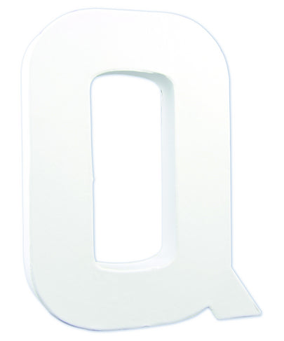 Litere 21 cm din carton presat - litera Q -  din categoria , recomandat pentru desen si activitati creative, pret avantajos in magazin online