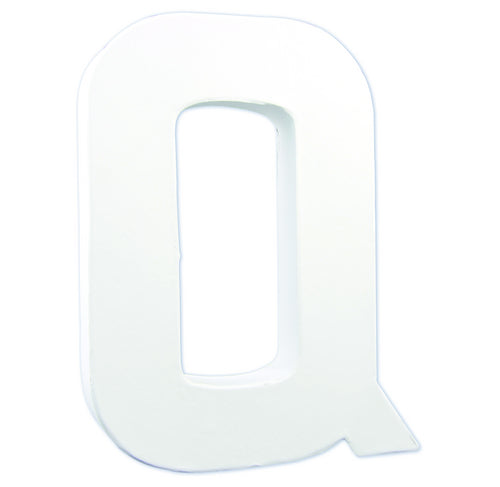 Litere 21 cm din carton presat - litera Q -  din categoria , recomandat pentru desen si activitati creative, pret avantajos in magazin online
