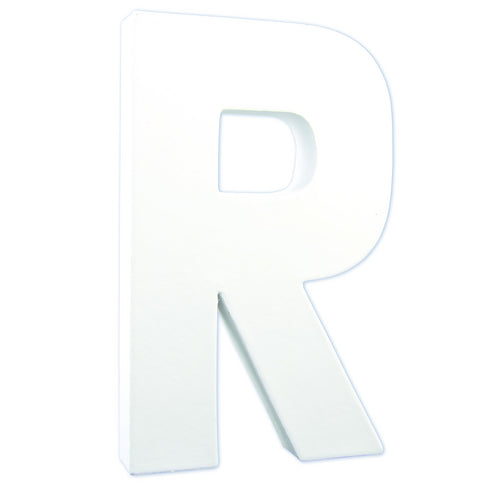 Litere 21 cm din carton presat - litera R -  din categoria , util pentru elevi, studenti si profesori, produs original disponibil din stoc