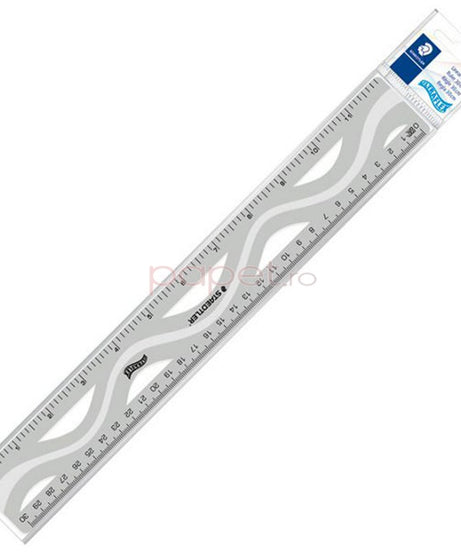RIGLA PLASTIC 30 CM ULTRAFLEXIBILA