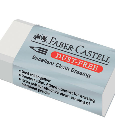Acuarella - culori acrilice, accesorii papetarie, pensule, carioci si markere etc Radiera Dust Free mica - Radiera Dust Free Faber-Castell din categoria Office Supplies > General Office Supplies > Erasers > Standard Erasers, potrivit pentru uz profesional si hobby, alegere inspirata pentru papetarie moderna