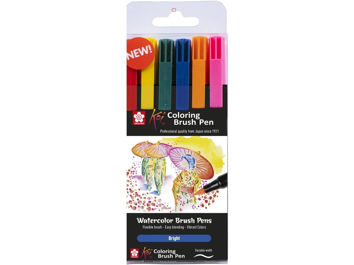 Set 6 brushmarker Koi Sakura