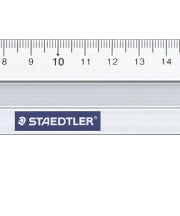 Acuarella - culori acrilice, accesorii papetarie, pensule, carioci si markere etc Rigla metal Staedtler - 20 cm - Rigla metal Staedtler din categoria , excelent pentru proiecte artistice si craft, alegere inspirata pentru papetarie moderna