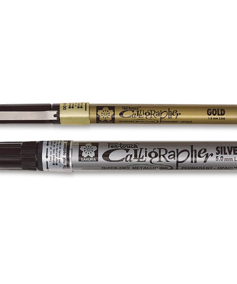 Acuarella - culori acrilice, accesorii papetarie, pensule, carioci si markere etc Markere Pen-Touch Calligrapher - F alb - Markere Pen-Touch Calligrapher permanent din categoria Arts & Entertainment > Hobbies & Creative Arts > Arts & Crafts > Art & Crafting Materials > Craft Paint, Ink & Glaze > Art Ink > Calligraphy Ink, perfect pentru birou si organizare eficienta, alegere inspirata pentru papetarie moderna