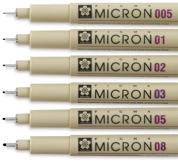 Acuarella - culori acrilice, accesorii papetarie, pensule, carioci si markere etc Liner Sakura Pigma Micron Black 01 - Sakura Pigma Micron – liner profesional din categoria Arts & Entertainment > Hobbies & Creative Arts > Arts & Crafts > Art & Crafting Materials > Craft Paint, Ink & Glaze > Art Ink > Drawing Ink, potrivit pentru uz profesional si hobby, pret avantajos in magazin online