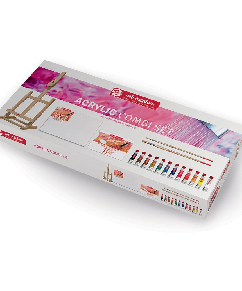 Acuarella - culori acrilice, accesorii papetarie, pensule, carioci si markere etc - Set complet culori acrilice Art Creation din categoria Arts & Entertainment > Hobbies & Creative Arts > Arts & Crafts > Art & Craft Kits > Drawing & Painting Kits, potrivit pentru uz profesional si hobby, pret avantajos in magazin online