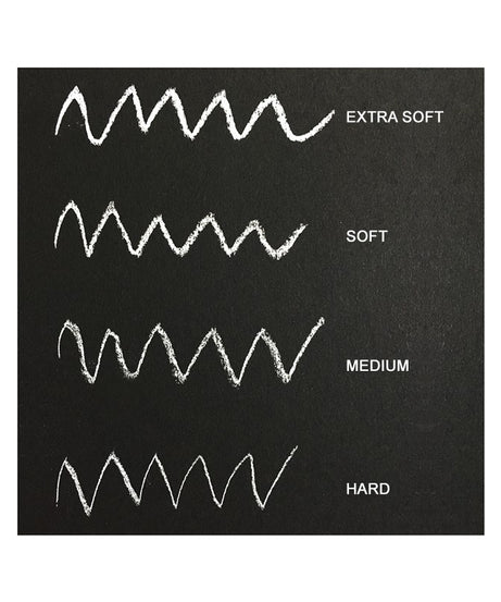 Set carbune alb Gioconda, ideal pentru desen si schitare pe hartie inchisa la culoare, creioane si bastonase de calitate superioara, potrivit pentru scoala, studiu artistic sau proiecte creative, usor de utilizat si cu rezultate precise si detaliate.
