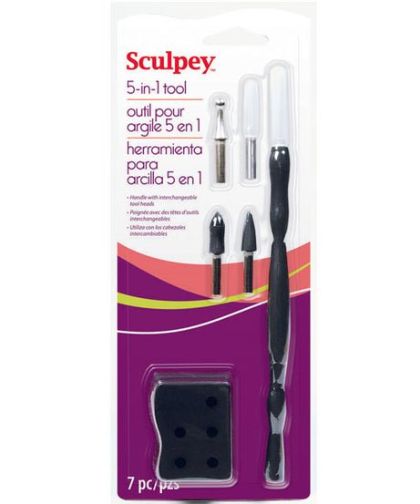 Acuarella - culori acrilice, accesorii papetarie, pensule, carioci si markere etc - Set Sculpey 5 in 1 modelaj din categoria Arts & Entertainment > Hobbies & Creative Arts > Arts & Crafts > Art & Crafting Tools > Craft Cutting & Embossing Tools > Craft Cutters & Embossers, perfect pentru birou si organizare eficienta, disponibil online cu livrare rapida