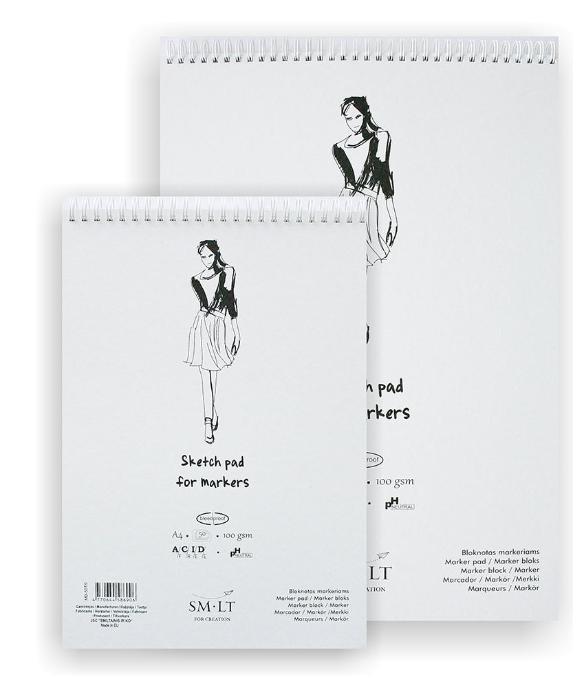 Acuarella - culori acrilice, accesorii papetarie, pensule, carioci si markere etc Bloc desen Sketch block Authentic Marker 40x100gr A5 - Bloc desen Sketch Authentic Marker 100 gr din categoria Arts & Entertainment > Hobbies & Creative Arts > Arts & Crafts > Art & Crafting Materials > Art & Craft Paper > Drawing & Painting Paper, ideal pentru scoala si teme zilnice, calitate premium pentru rezultate excelente