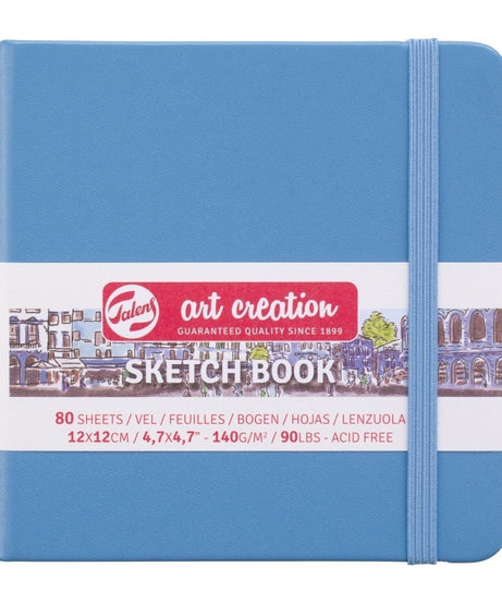 Sketchbook Talens Art Creation Light Blue - 13x21 cm -  din categoria , excelent pentru proiecte artistice si craft, calitate premium pentru rezultate excelente