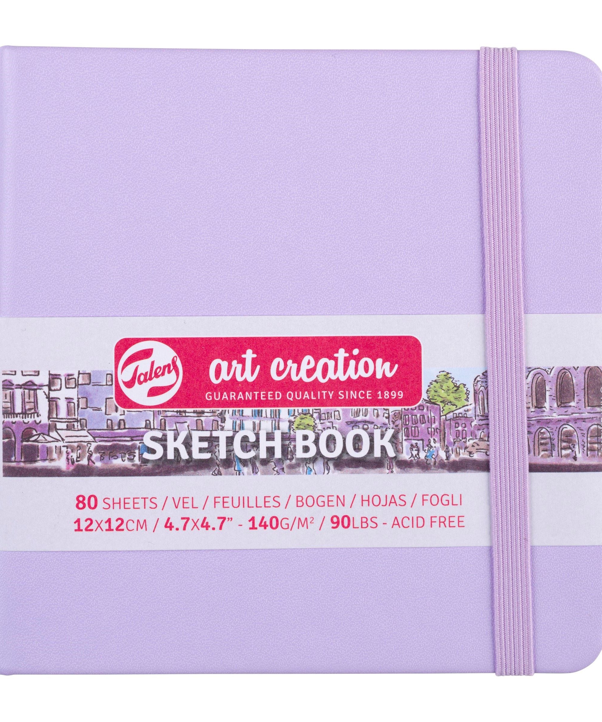 Sketchbook Talens Art Creation Pastel Violet - 13x21 cm -  din categoria , util pentru elevi, studenti si profesori, pret avantajos in magazin online