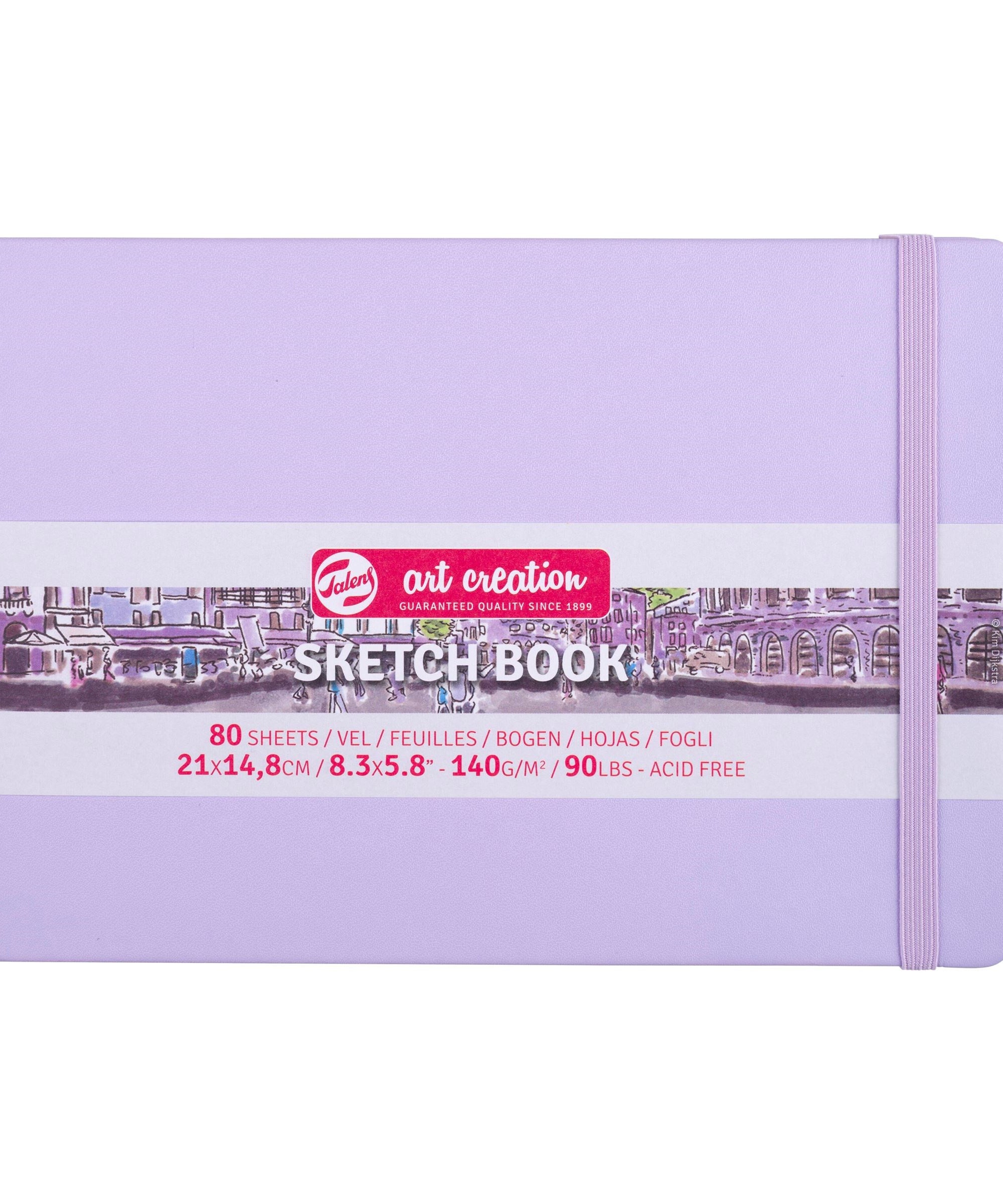 Sketchbook Talens Art Creation Pastel Violet - 21x30 cm -  din categoria , excelent pentru proiecte artistice si craft, calitate premium pentru rezultate excelente