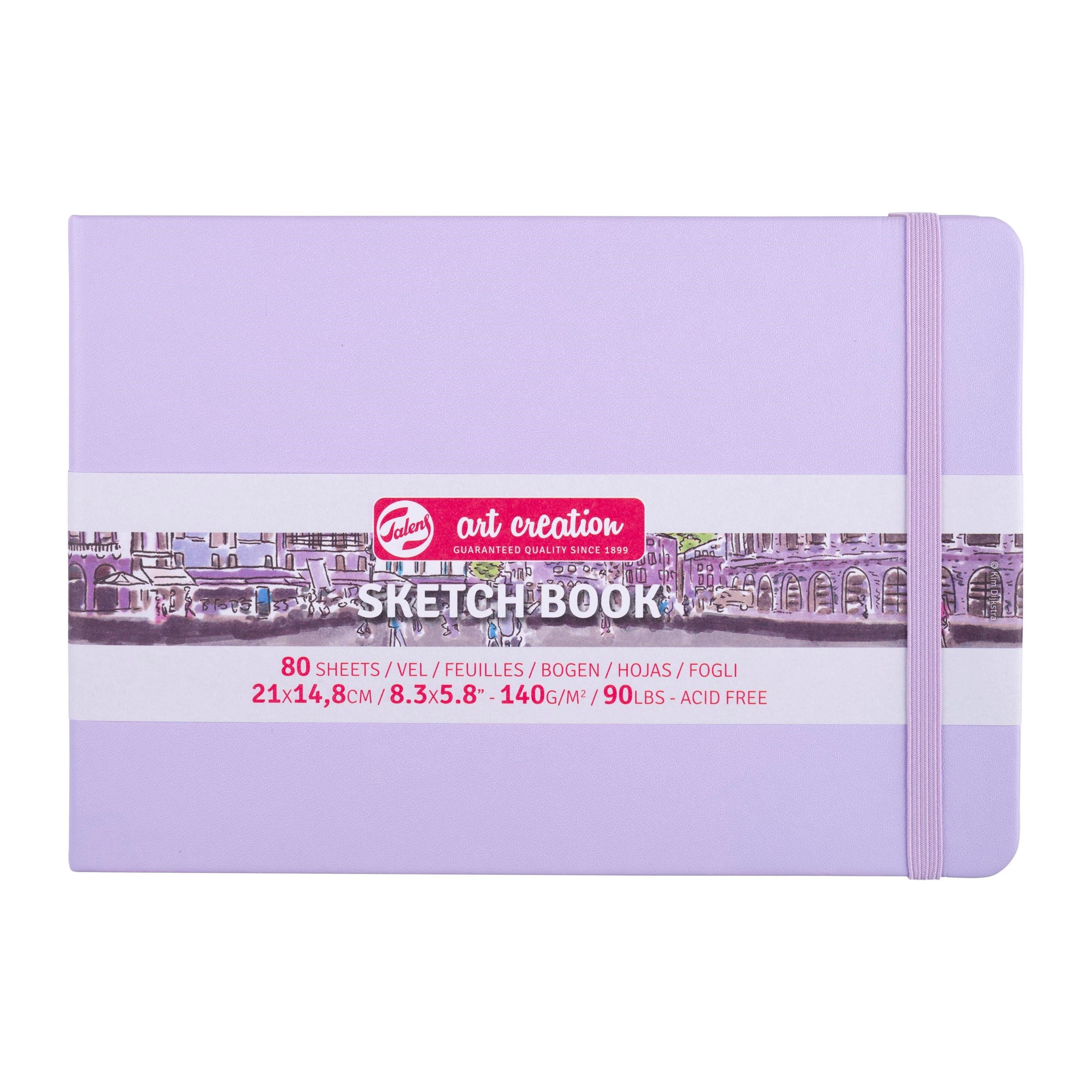Sketchbook Talens Art Creation Pastel Violet - 21x30 cm -  din categoria , excelent pentru proiecte artistice si craft, calitate premium pentru rezultate excelente