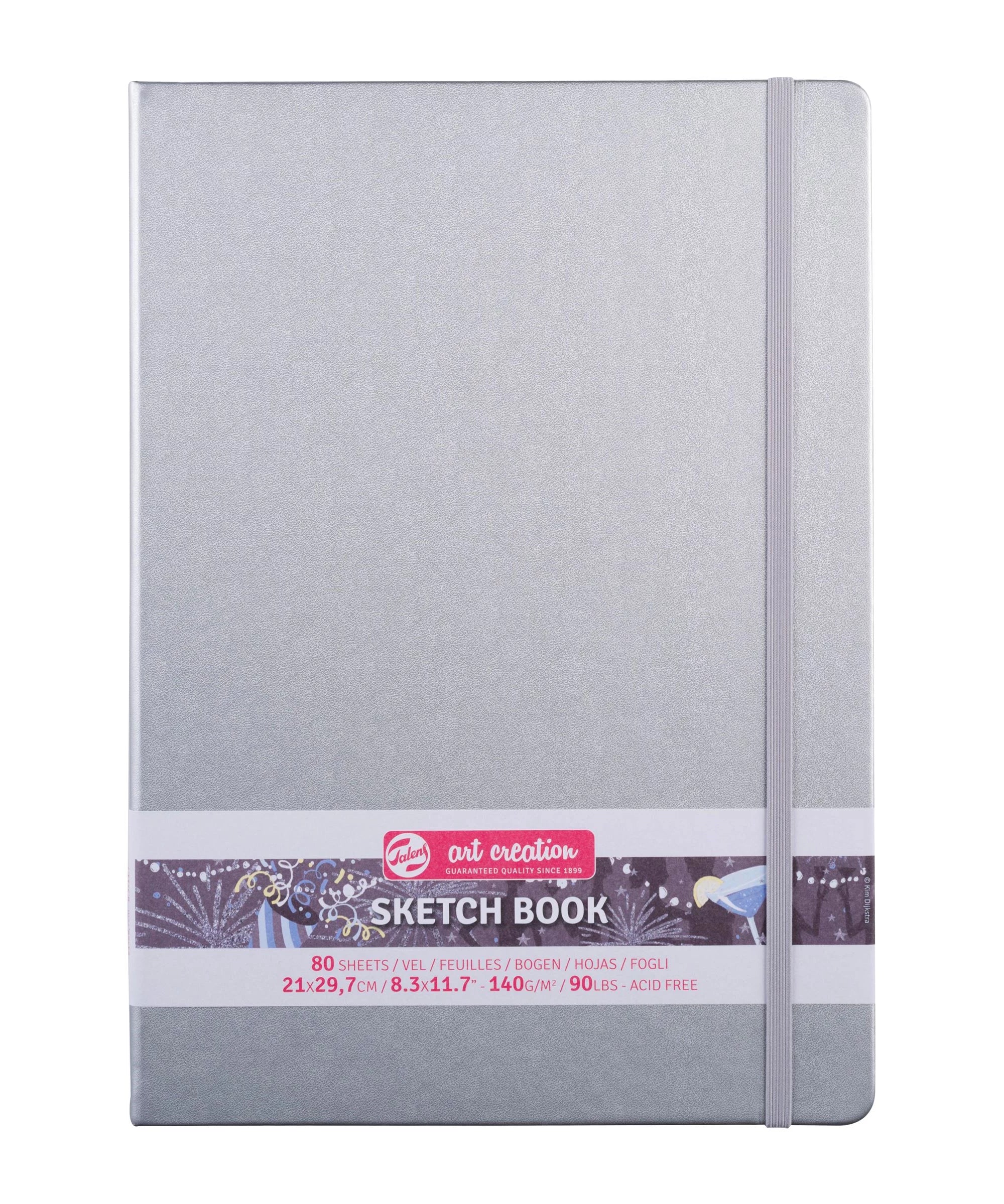 Sketchbook Talens Art Creation Silver - 21x30 cm -  din categoria , potrivit pentru uz profesional si hobby, calitate premium pentru rezultate excelente