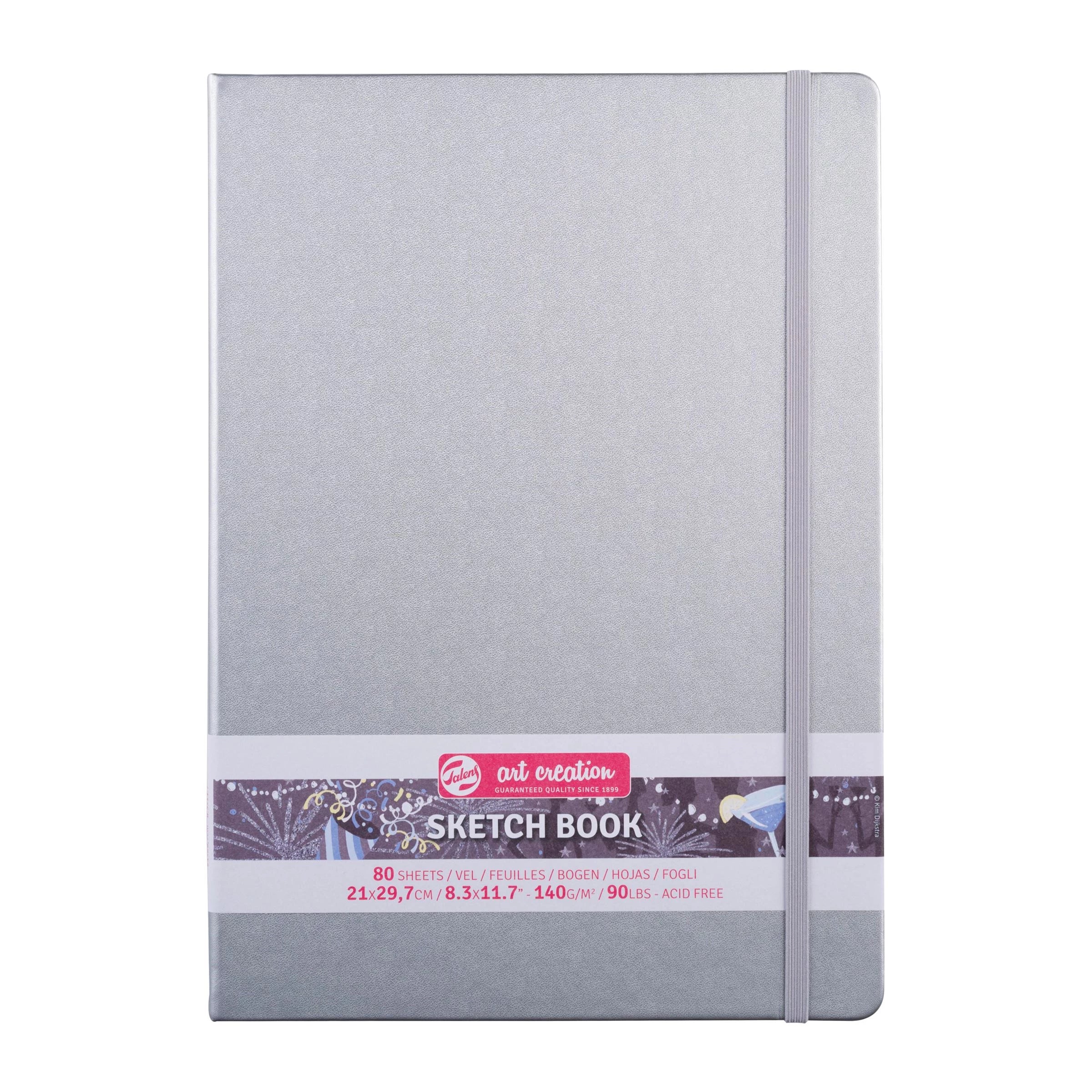 Sketchbook Talens Art Creation Silver - 21x30 cm -  din categoria , potrivit pentru uz profesional si hobby, calitate premium pentru rezultate excelente