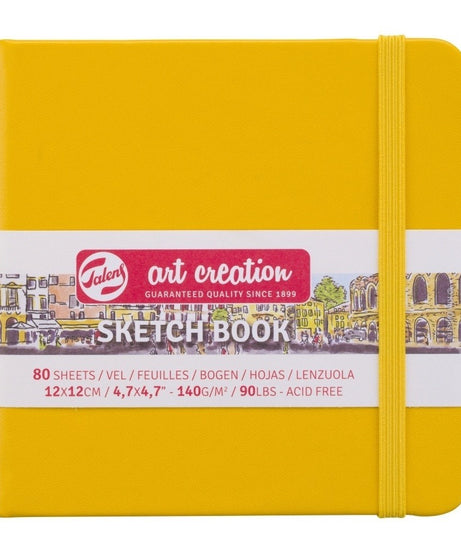Sketchbook Talens Art Creation Yellow - 13x21 cm -  din categoria , util pentru elevi, studenti si profesori, alegere inspirata pentru papetarie moderna