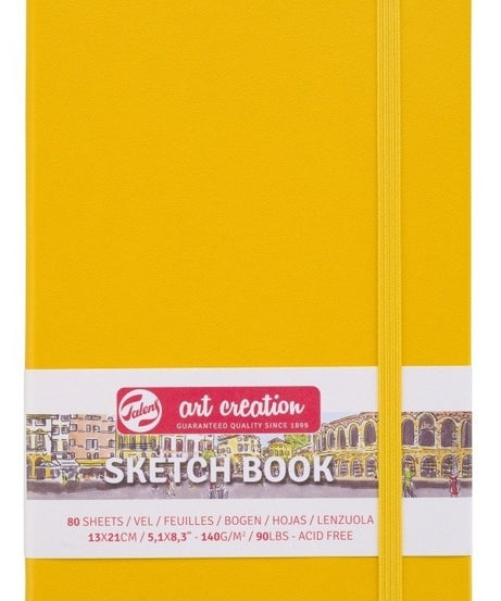 Sketchbook Talens Art Creation Yellow - 15x21 cm -  din categoria , potrivit pentru uz profesional si hobby, calitate premium pentru rezultate excelente