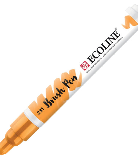 Carioci Ecoline Brush Pen - Sand yellow -  din categoria , potrivit pentru uz profesional si hobby, calitate premium pentru rezultate excelente