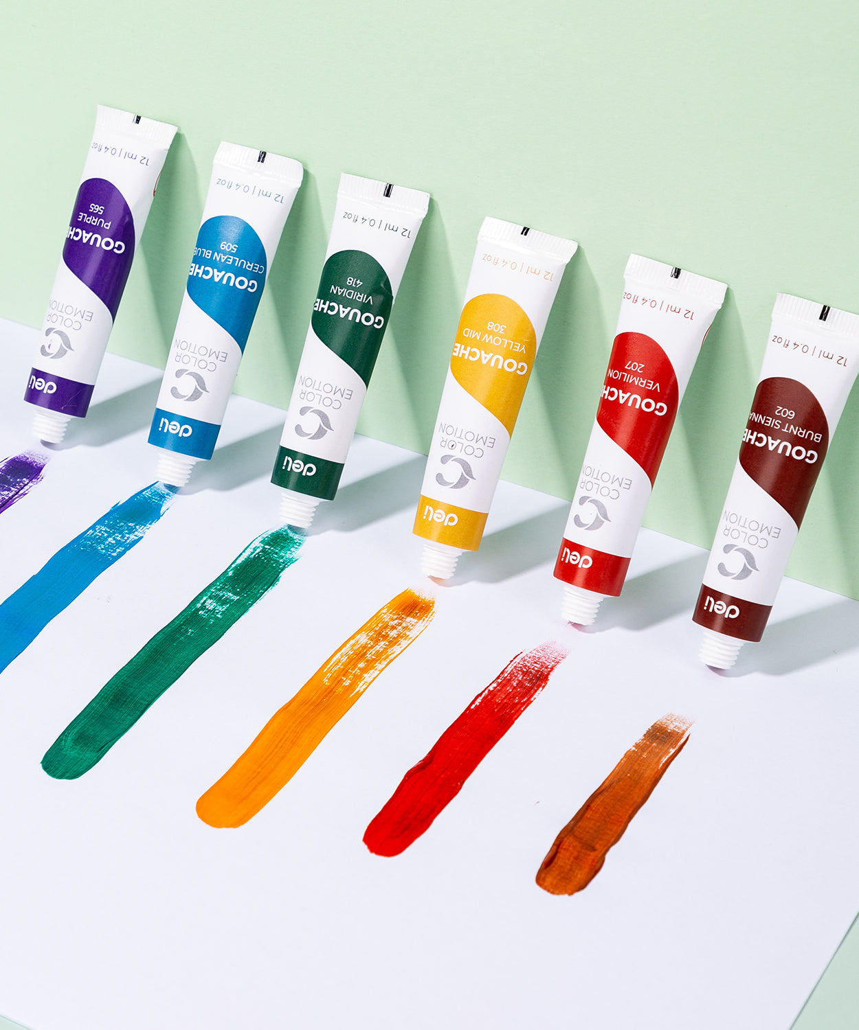 Set de tempera Deli cu 24 culori vibrante, fiecare tub de 12ml, ideal pentru pictura creativa, proiecte scolare, hobby sau birou, culori intense si usor de aplicat, potrivit pentru incepatori si artisti profesionisti, set complet pentru desen, proiecte artistice si activitati creative.