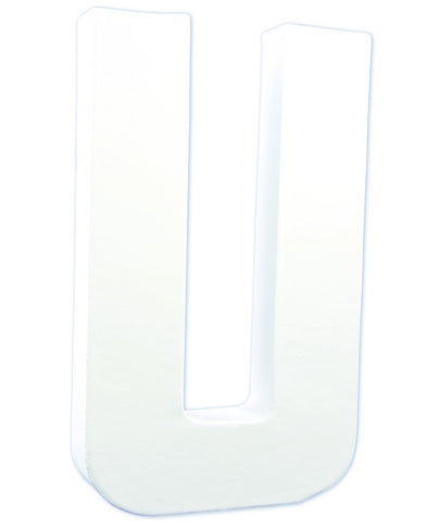 Litere 21 cm din carton presat - litera U -  din categoria , potrivit pentru uz profesional si hobby, alegere inspirata pentru papetarie moderna
