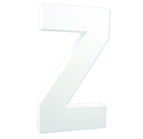 Litere 21 cm din carton presat - litera Z -  din categoria , excelent pentru proiecte artistice si craft, produs original disponibil din stoc