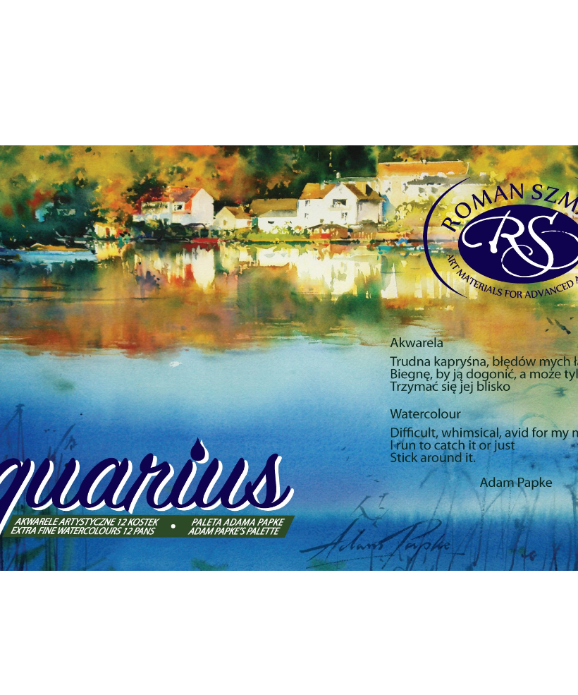 Acuarele Roman Szmal Aquarius Adam Papke Palette set 12