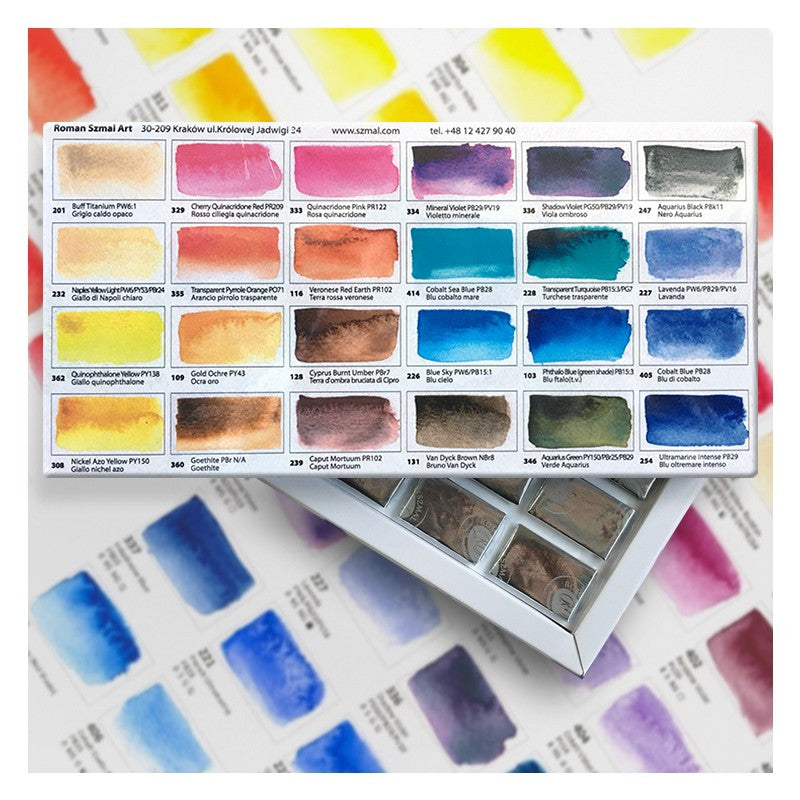 set acuarele roman szmal pasqualino