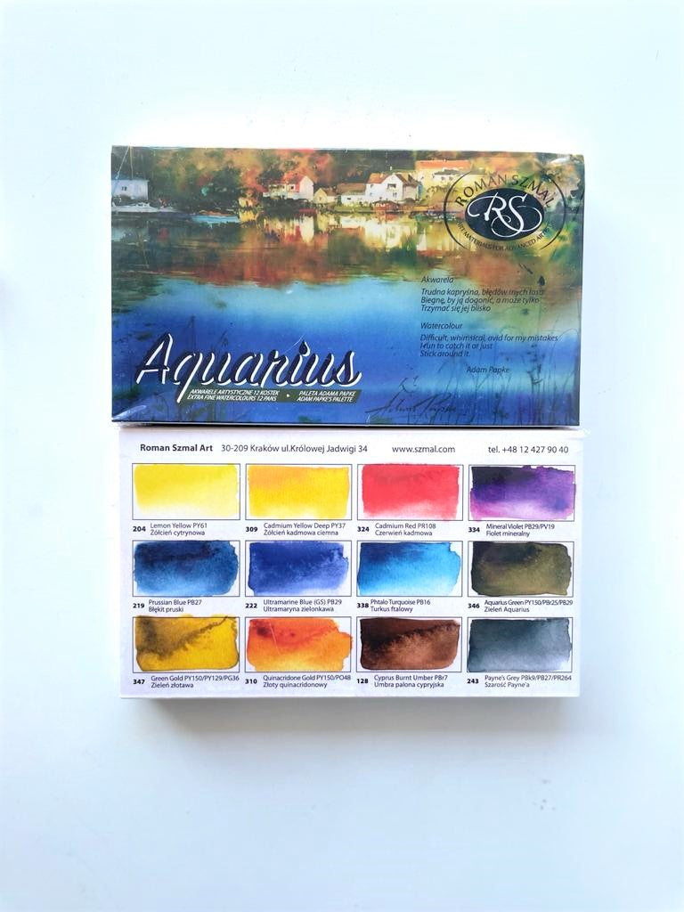 Acuarele Roman Szmal Adam Papke set