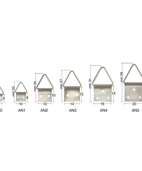 Acuarella - culori acrilice, accesorii papetarie, pensule, carioci si markere etc Agatatori triunghi nichelate N.2 12mm - Agatatori triunghi nichelate din categoria Home & Garden > Household Supplies > Storage & Organization > Storage Hooks & Racks > Utility Hooks, excelent pentru proiecte artistice si craft, disponibil online cu livrare rapida