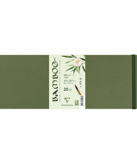 Bloc de desen album cu spira 10.5 x 29.7 cm Bambus 250g/m 20 file Clairfontaine 975928C