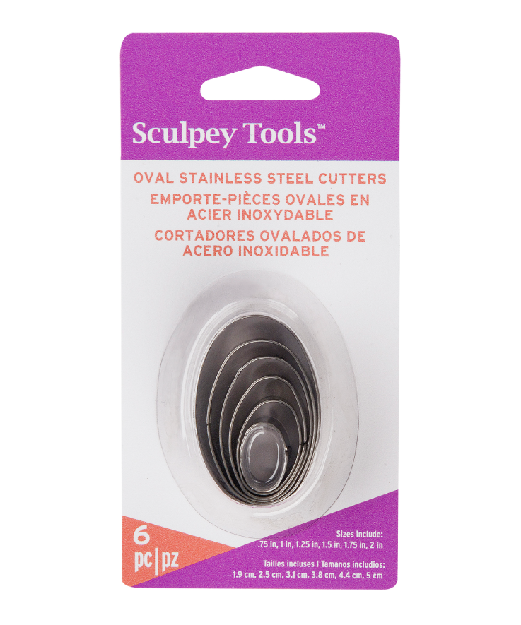 Set 6 cuttere Oval