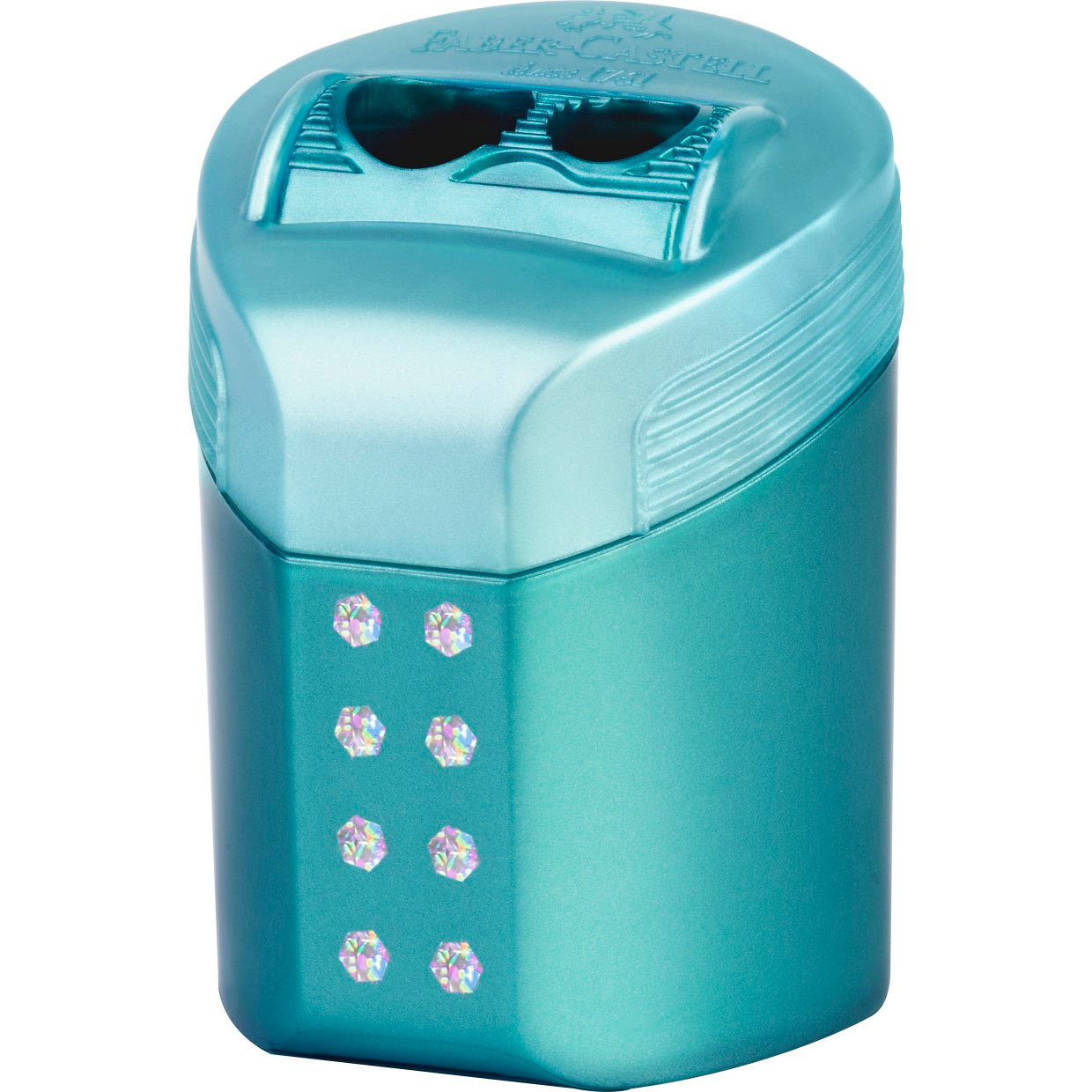 Acutitoare dubla roll on sparkle pastel Faber-Castell