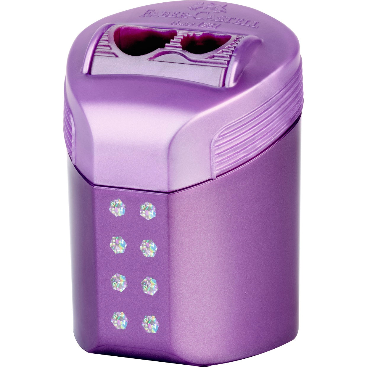 Acutitoare dubla roll on sparkle pastel Faber-Castell