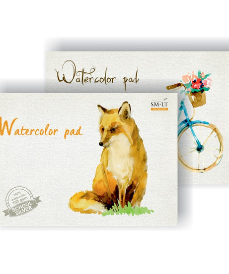 Acuarella - culori acrilice, accesorii papetarie, pensule, carioci si markere etc Bloc acuarela School watercolor pad Silver - A4 - Bloc acuarela School watercolor pad Silver din categoria , perfect pentru birou si organizare eficienta, calitate premium pentru rezultate excelente