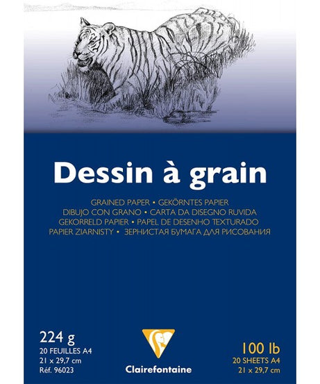 Acuarella - culori acrilice, accesorii papetarie, pensule, carioci si markere etc Bloc desen Dessin a grain 224g Clairefontaine - A4 - Bloc desen Dessin a grain 224g Clairefontaine - hartie granulata din categoria Arts & Entertainment > Hobbies & Creative Arts > Arts & Crafts > Art & Crafting Materials > Art & Craft Paper > Drawing & Painting Paper, ideal pentru scoala si teme zilnice, pret avantajos in magazin online