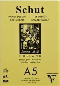 Bloc desen Schut Sketch 125 gr/mp - 21 x 29 cm (A4) -  din categoria , excelent pentru proiecte artistice si craft, disponibil online cu livrare rapida