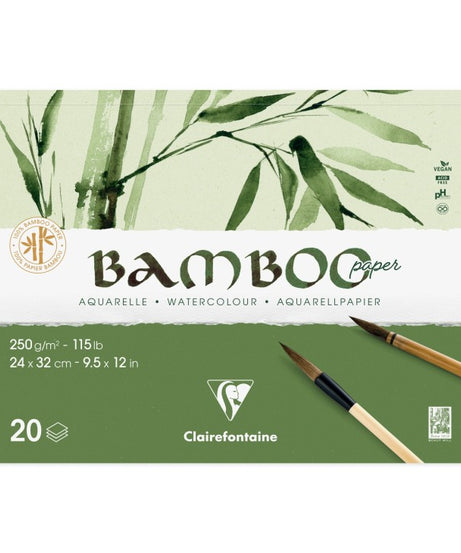 Bloc de desen 24 x 32 cm Bambus 250g/m 20 file Clairfontaine 975913C