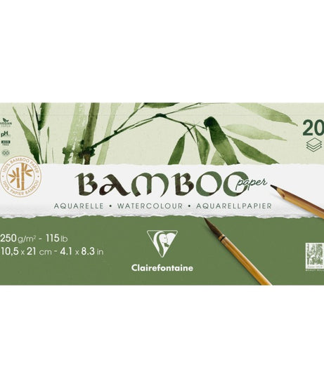 Bloc de desen 10.5 x 21 cm Bambus 250g/m 20 file Clairfontaine 975912C