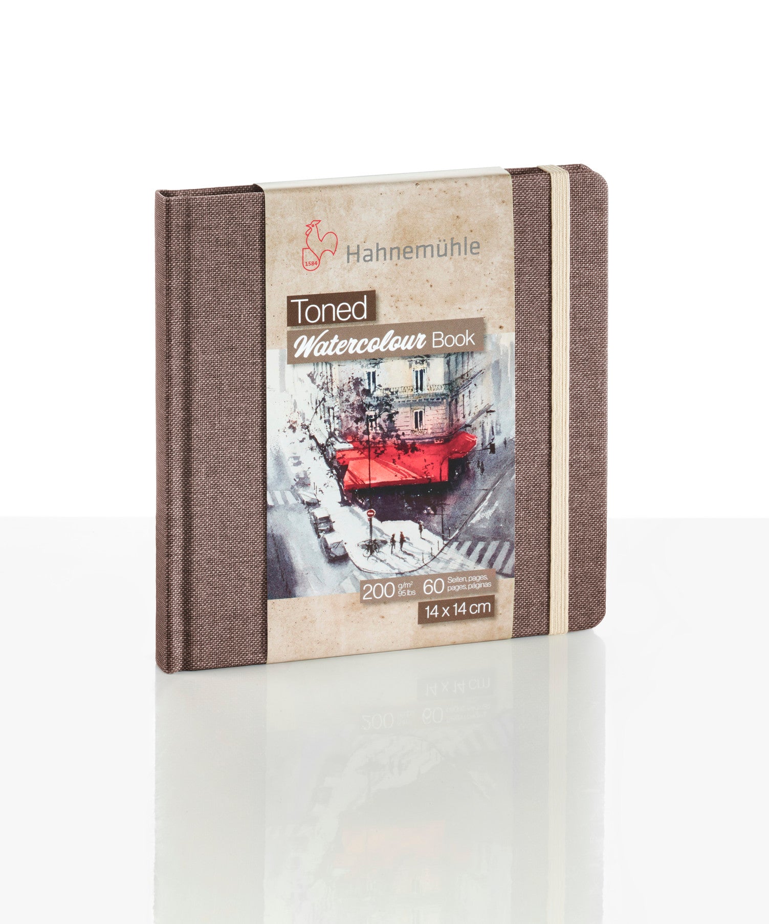 CARTE ACUORELA BEJ 200 GR 14X14 30 FOLII