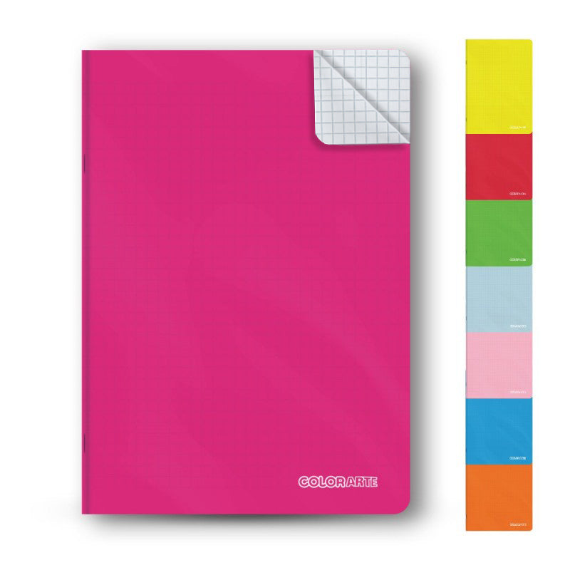 Caiet A5, 60 file, matematica, coperta plastic 230microni, 70g/mp Colorarte