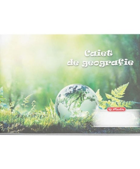 Caiet geografie, 24 file, Rock your School, div. modele Herlitz